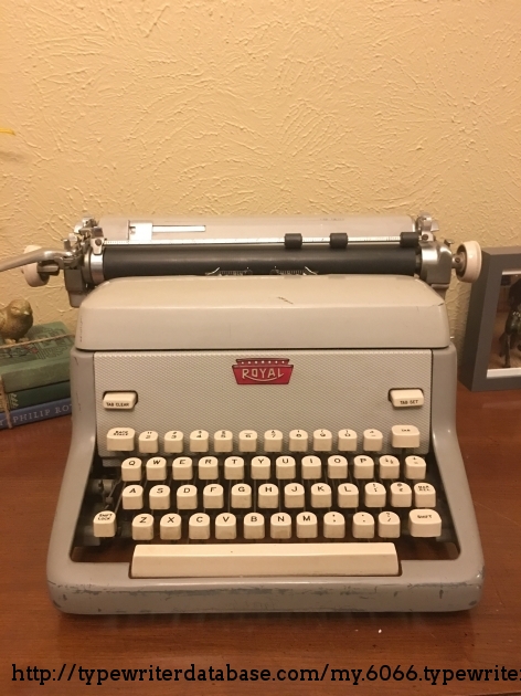 1957 Royal FP on the Typewriter Database
